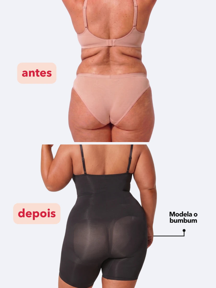 Kit Body Macaquinho Modelador Ultra Shaper