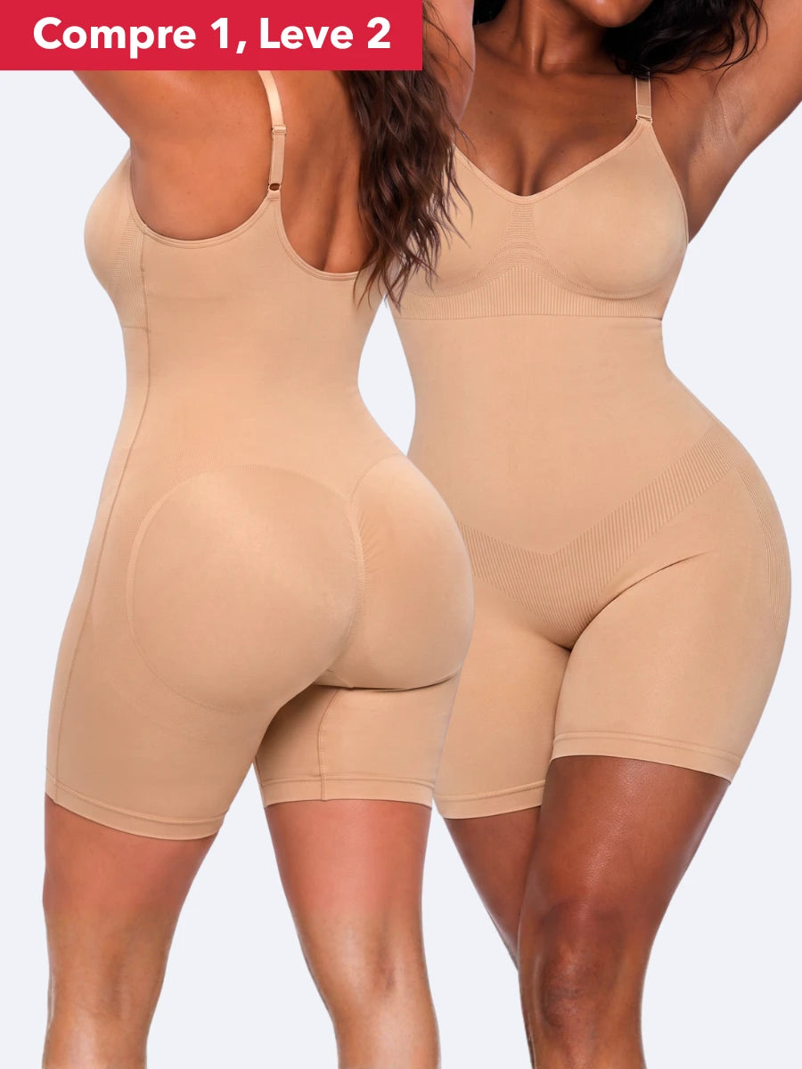 Kit Body Macaquinho Modelador Ultra Shaper