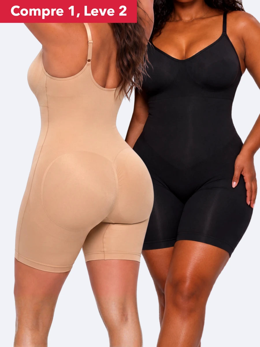 Kit Body Macaquinho Modelador Ultra Shaper
