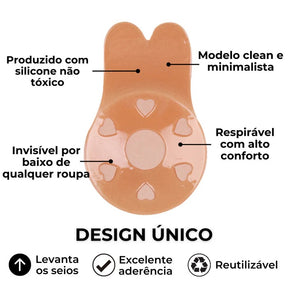 Sutiã Super Up - Adesivo Levanta Seio Invisível